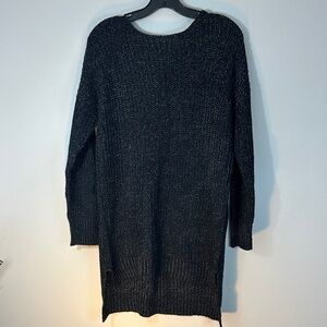 Black Knit Sweater Dress